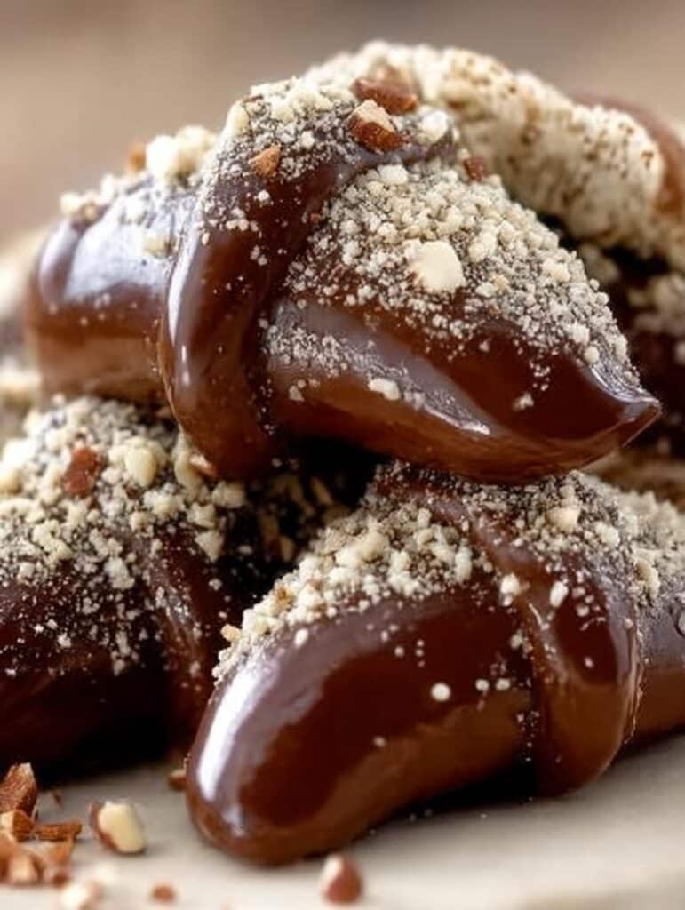 Schoko Haselnuss Kipferl: Einfaches Rezept für zarte Weihnachtsplätzchen