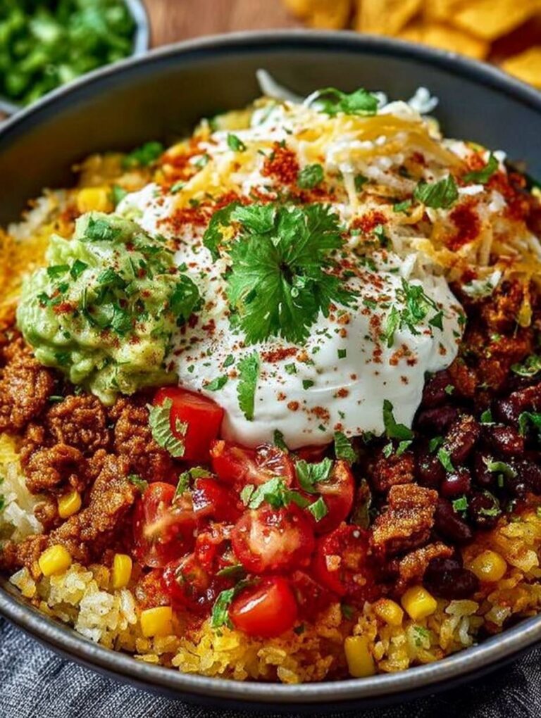 Taco Reis Schüssel Rezept: Schnell, Einfach & Herzhaft