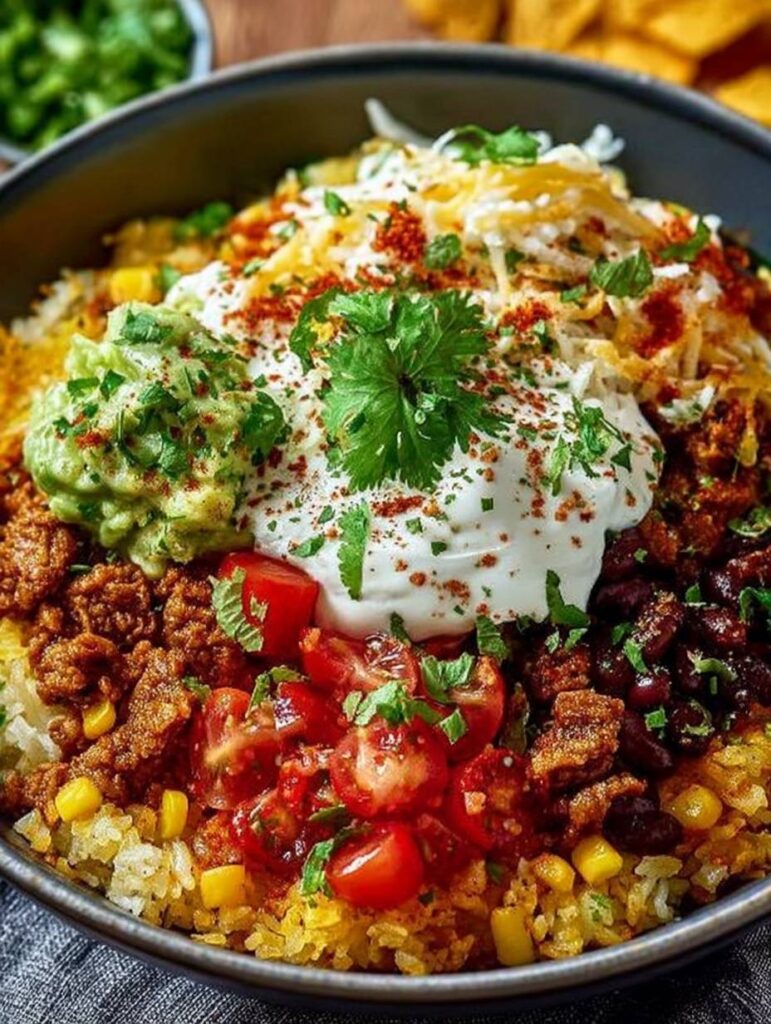 Taco Reis Schüssel Rezept: Schnell, Einfach & Herzhaft