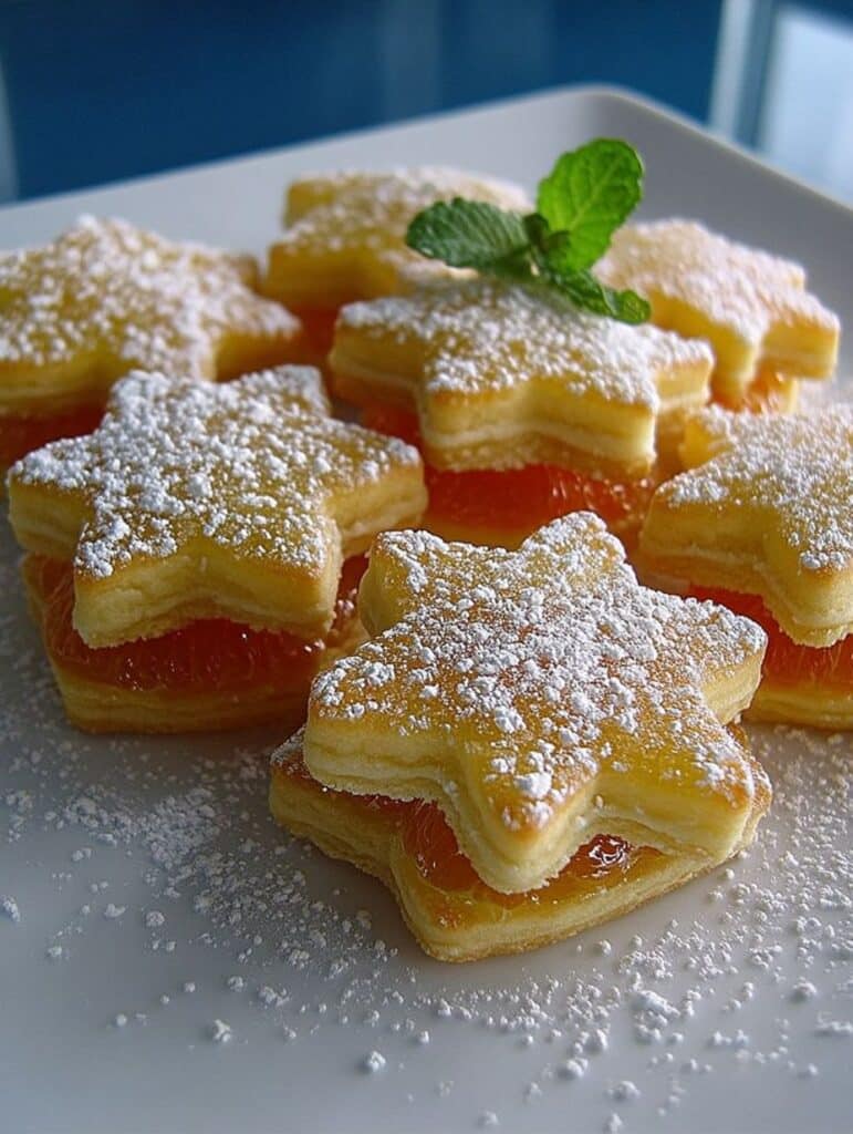 Saftige Orangensterne: Einfaches Rezept für zitronige Kekse – Blitzschnell & Köstlich!