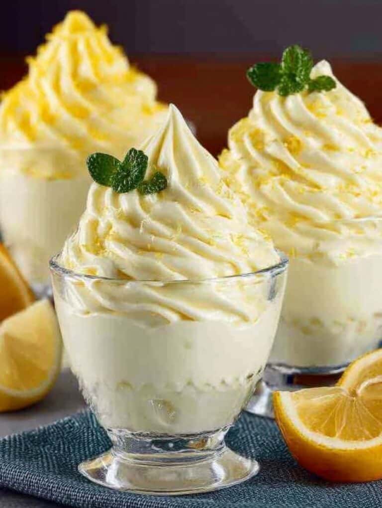 Weihnachts Zitronencreme mit Joghurt: Leichtes, festliches Dessert-Rezept mit Joghurt