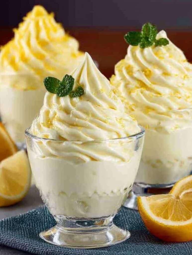 Weihnachts Zitronencreme mit Joghurt: Leichtes, festliches Dessert-Rezept mit Joghurt