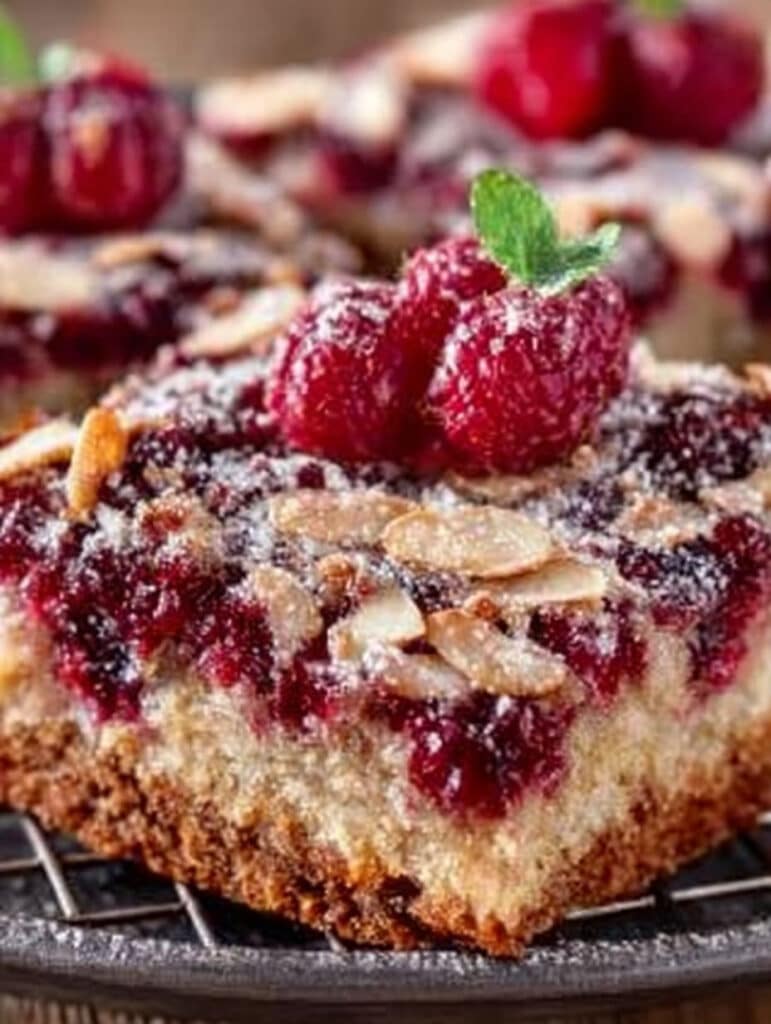 Saftiger Low Carb Himbeer-Mandelkuchen: Zuckerfrei & Glutenfrei Rezept
