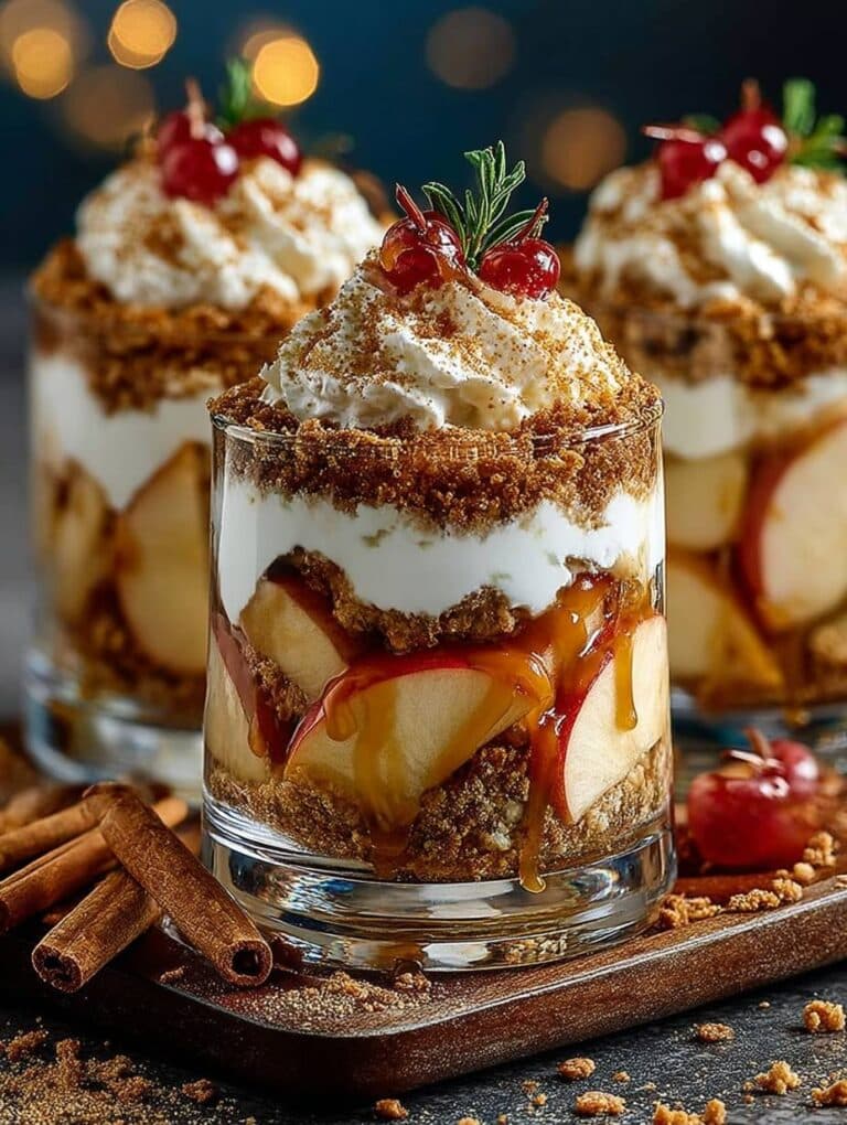 Bratapfel Karamell Trifle: Einfaches & festliches Dessert-Rezept mit Anleitung