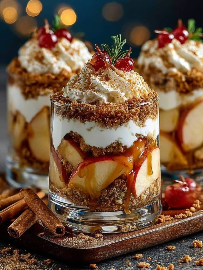 Bratapfel Karamell Trifle: Einfaches & festliches Dessert-Rezept mit Anleitung