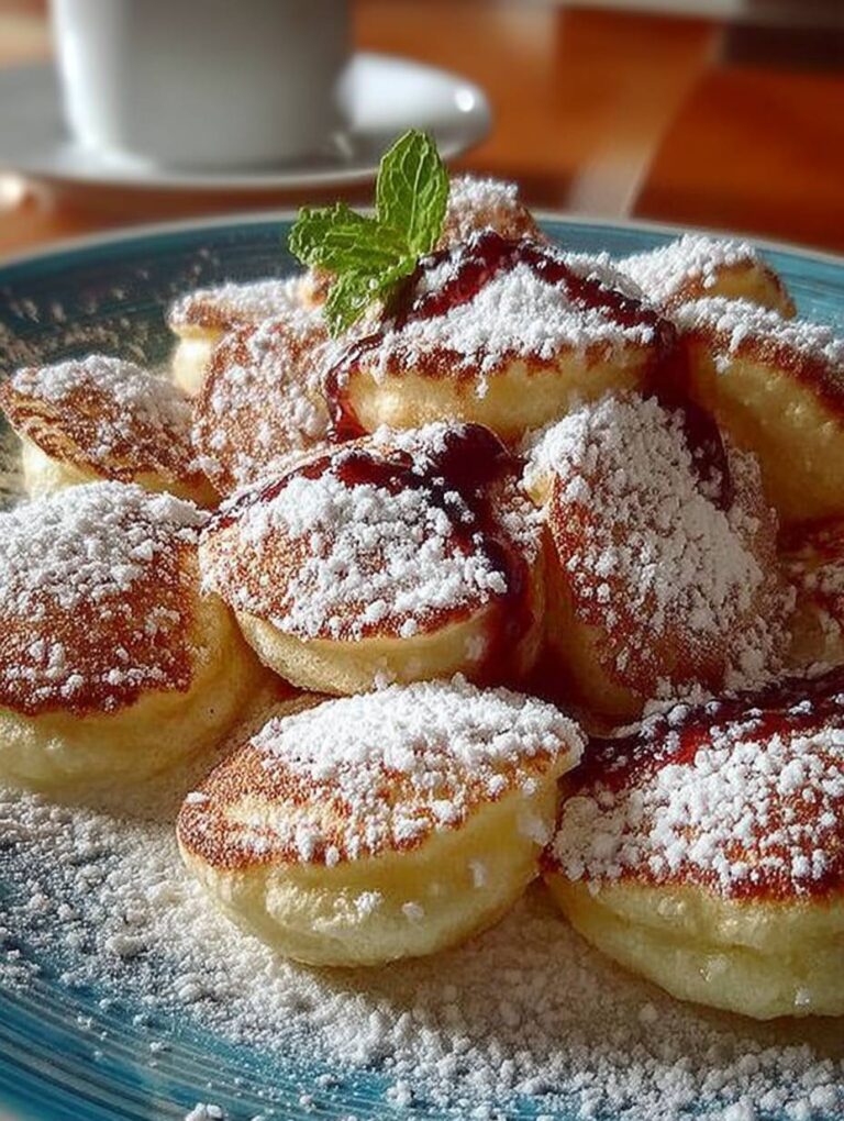 Poffertjes Rezept: Blitzschnell und einfach holländische Mini-Pfannkuchen selber machen