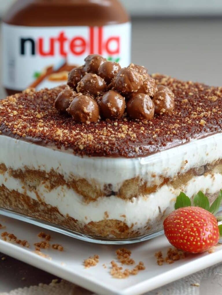 Italienisches Nutella Tiramisu Rezept: Cremig, Schnell & Unwiderstehlich
