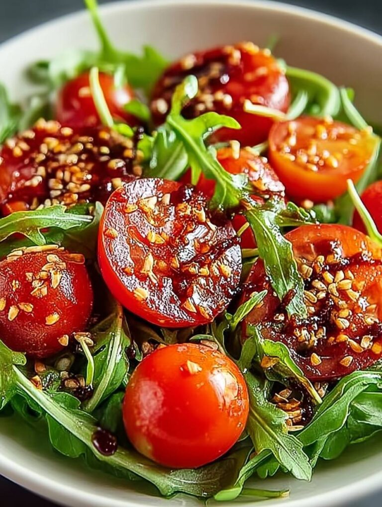 Tomaten-Rucola Salat: Blitzschnell, gesund & aromatisch – Das perfekte Sommerrezept