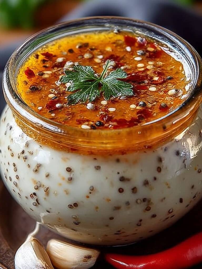 Hausgemachte scharfe Knoblauchsauce: Schnell, einfach & intensiv würzig