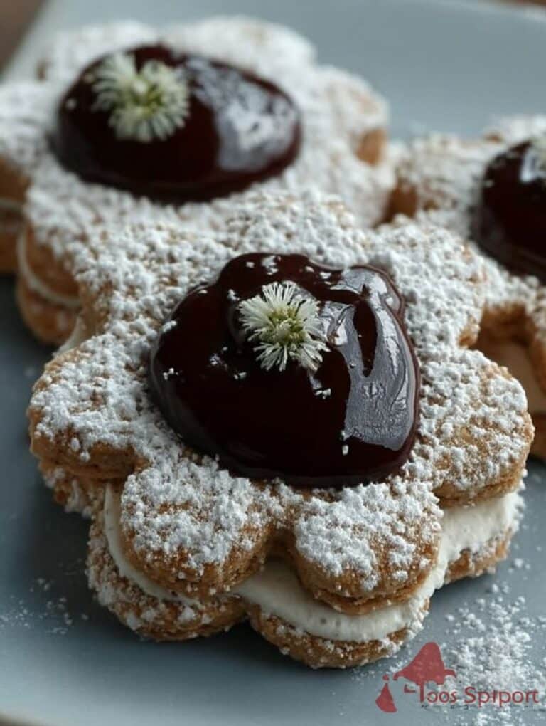 Nuss-Plätzchen mit Wein-Schokoladen-Creme: Einfaches Rezept mit Wow-Effekt