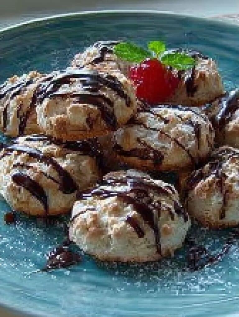 Schnee im Mund: Leichtes Hühnchen-Dessert mit Zitrus-Beeren-Note