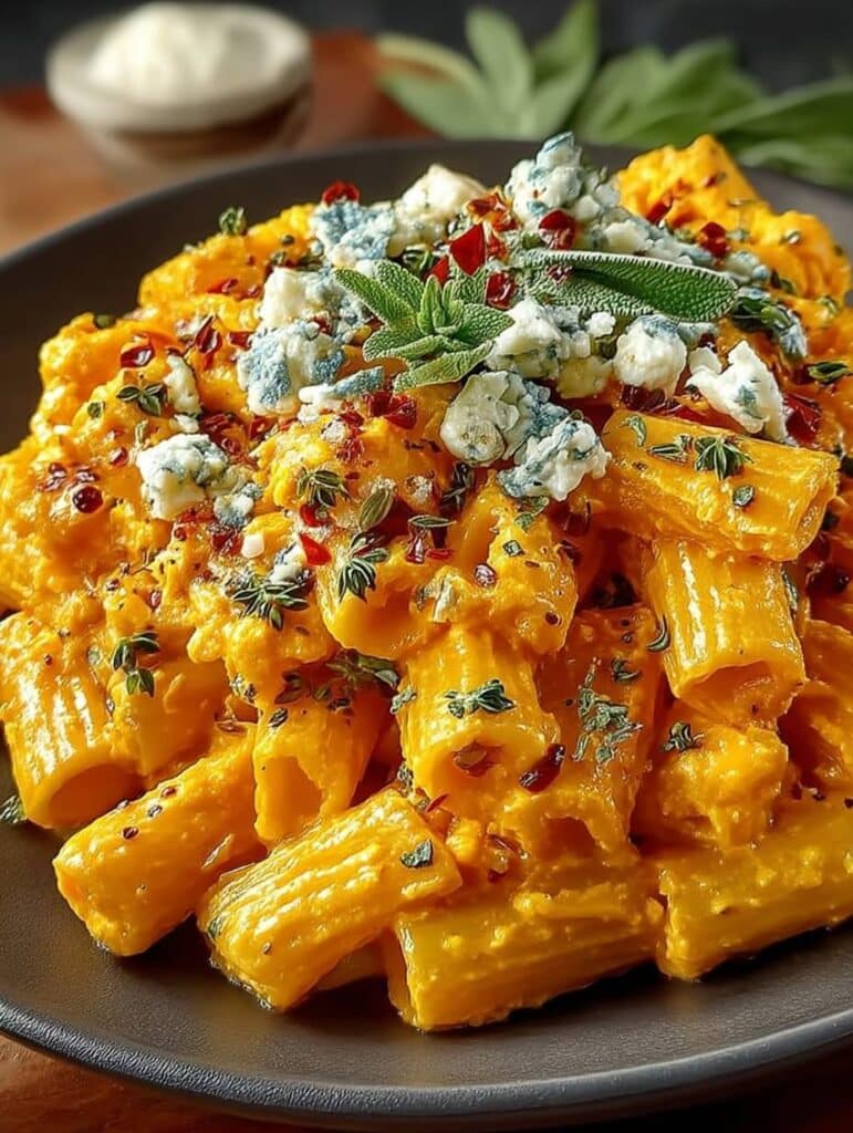 HERBSTLICHE KÜRBIS FETA PASTA: Einfaches & Schnelles Rezept für Genießer