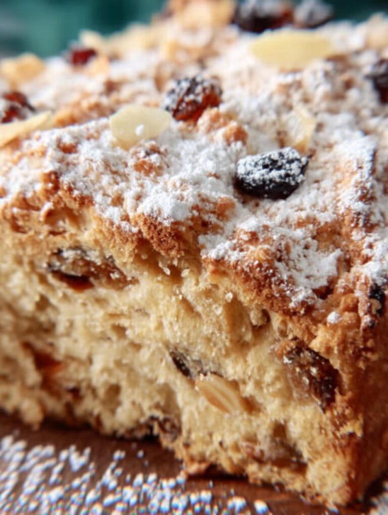 Saftiger Stollen-Blechkuchen: Einfaches Rezept für Weihnachtsgenuss ohne Aufwand