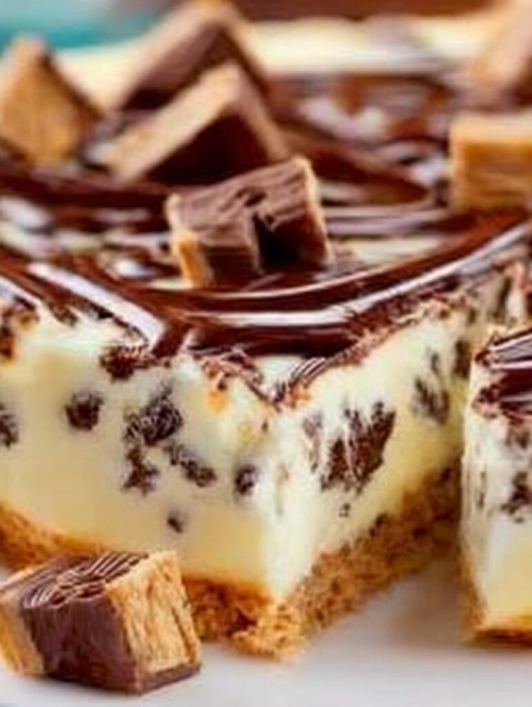 Käsekuchen mit Kinderriegel & Vanillepudding: Cremiges Rezept & einfache Zubereitung