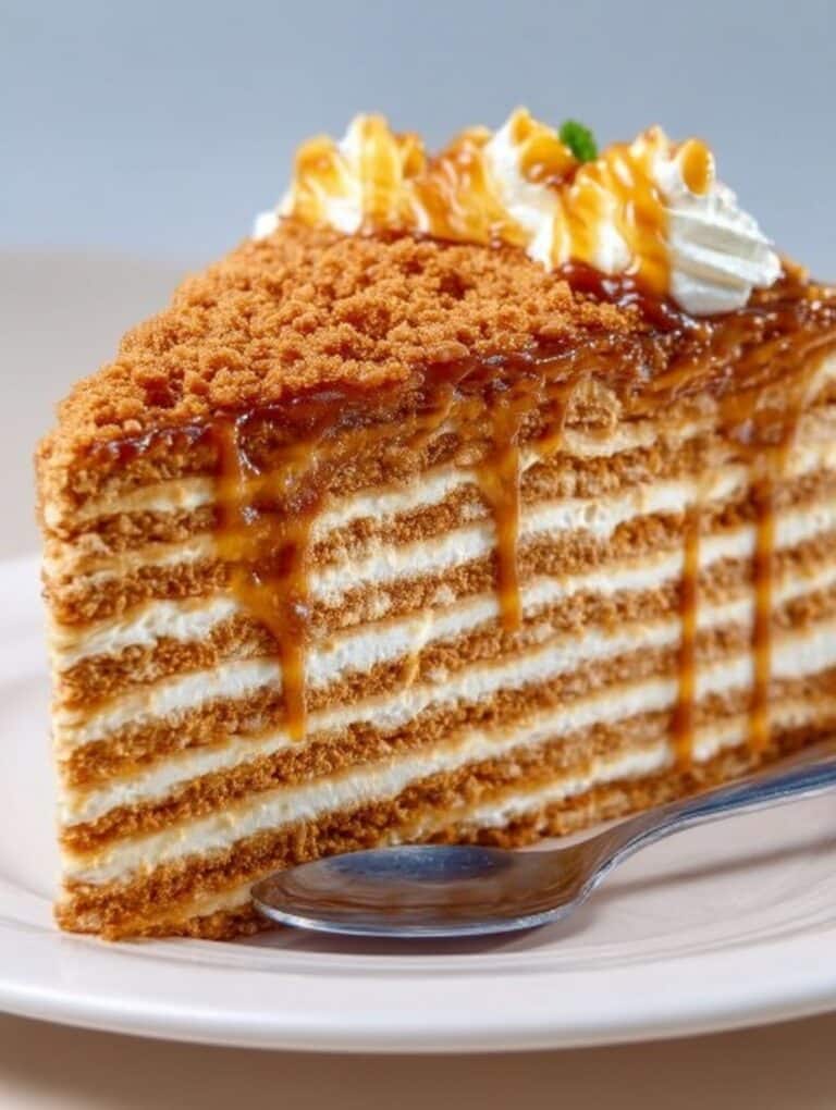 Blitzschneller Sahne Karamellkeks Kuchen ohne Backen – In 15 Minuten fertig!