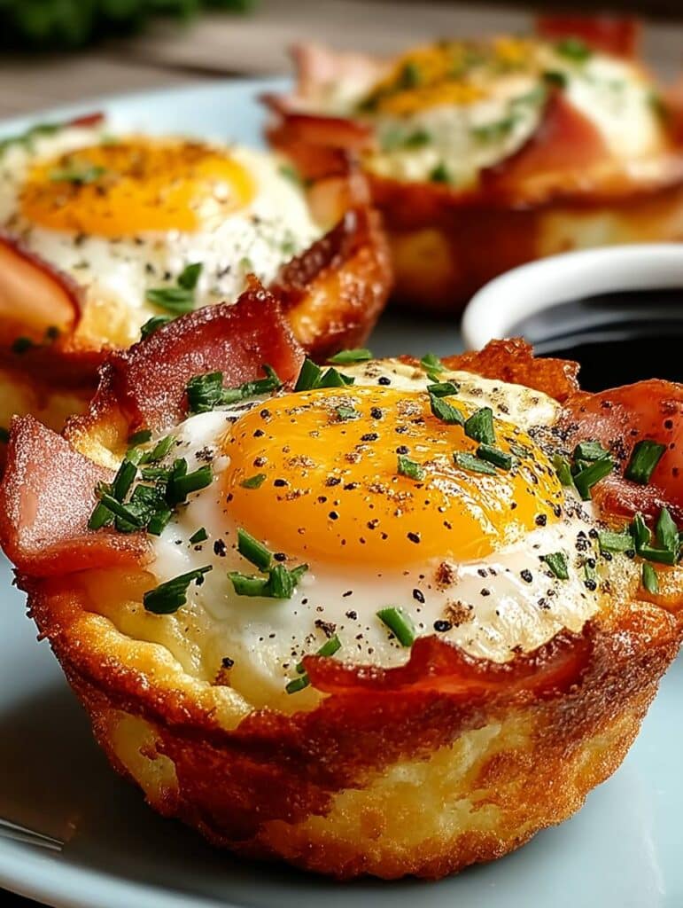 Spiegelei-Muffins: Schnelles, gesundes Frühstück & Meal Prep Rezept