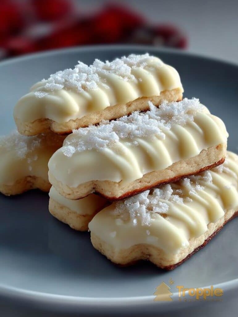 Vanille-Spritzgebäck mit weißer Schokolade: Weihnachtliches Rezept & Tipps