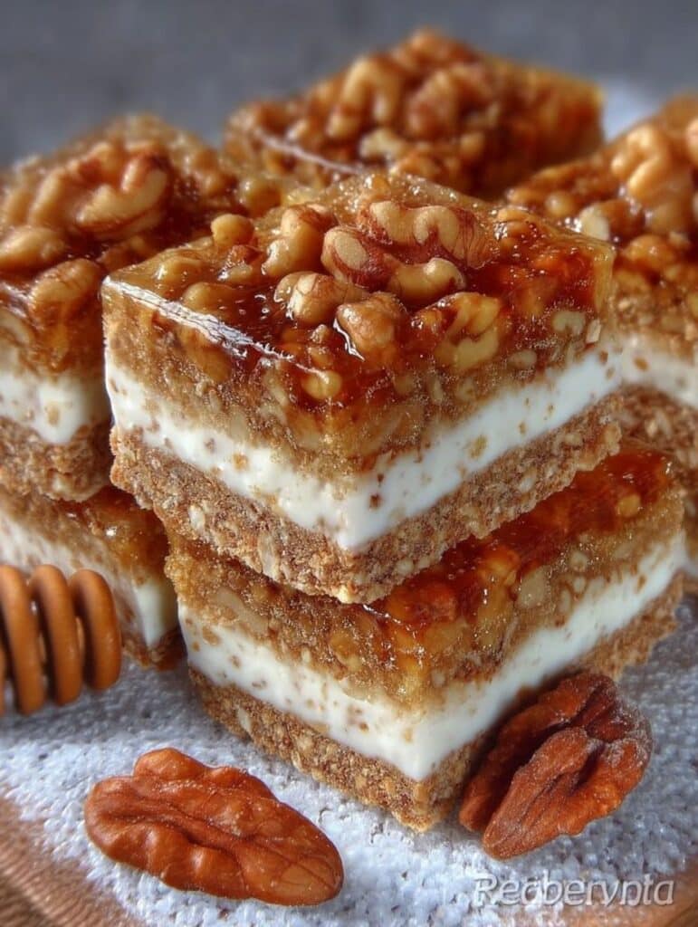 Honig-Nuss-Schnitten: Einfaches Rezept für den perfekten süßen Genuss