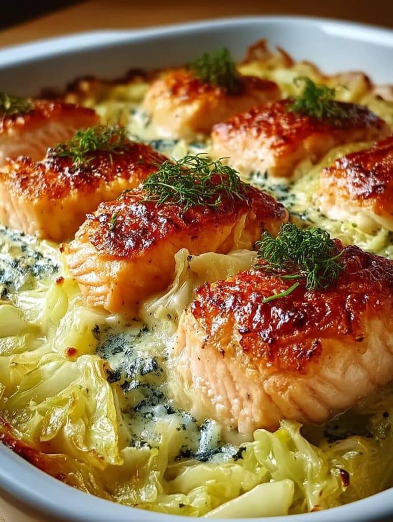 Schneller Lachs-Spitzkohl-Auflauf: Cremig, gesund & einfach!
