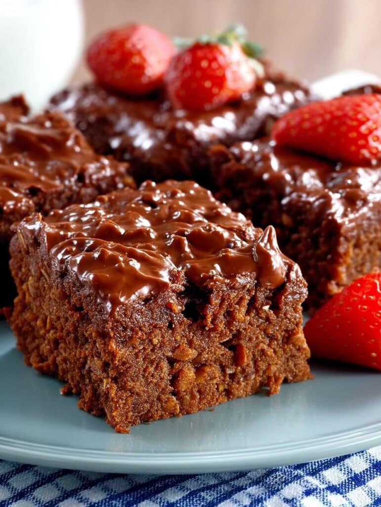 Einfacher Schoko Haferflocken Kuchen: Blitzschnell & Gesund backen