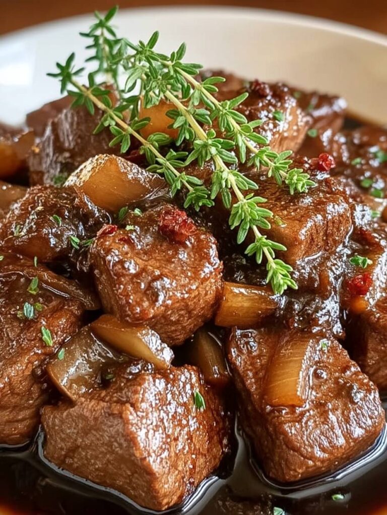 Rinderfilet in Balsamico-Zwiebel-Sauce: Einfach & Elegant Kochen für Genießer