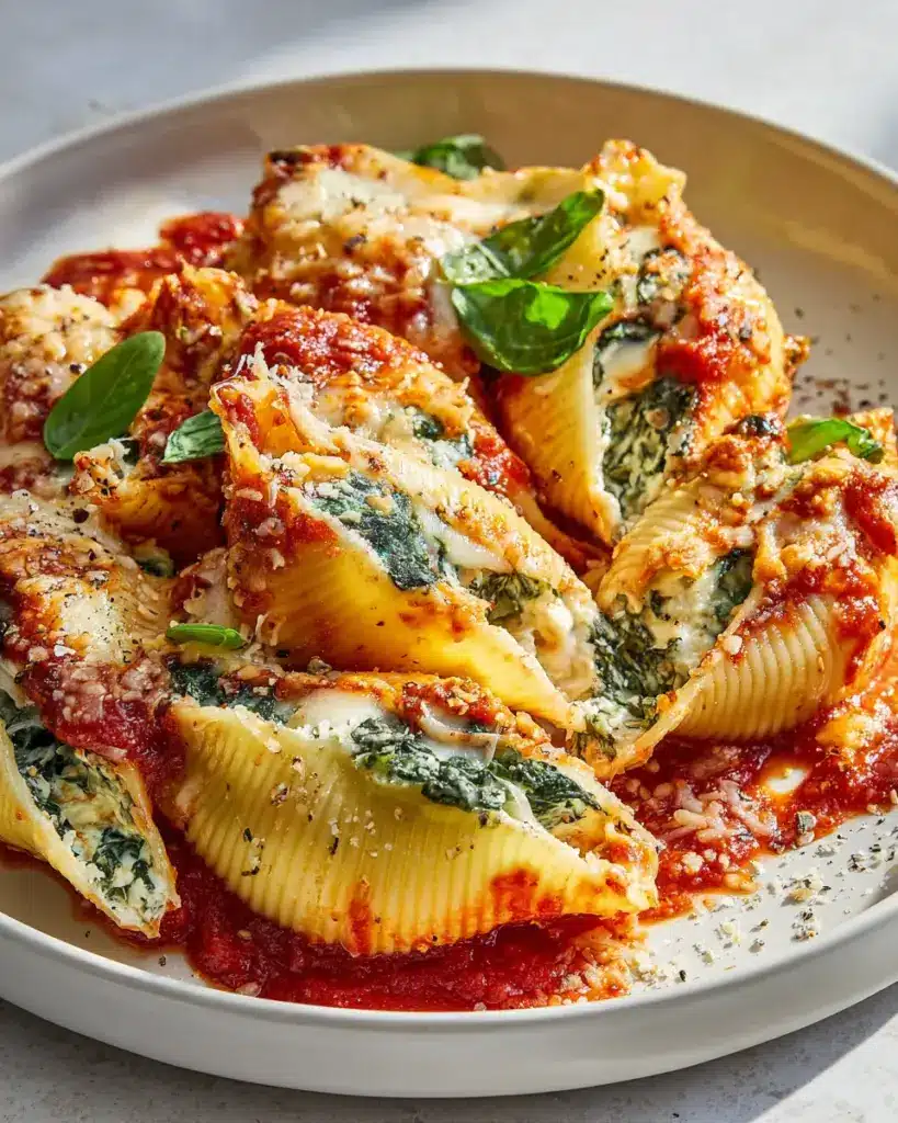 Herzhafter Lasagne-Auflauf mit gefüllter Pasta