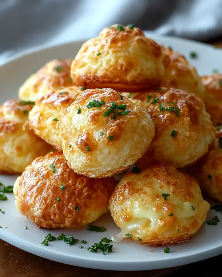 Käse Puff Snacks als schnelles kaltes Fingerfood für Partys
