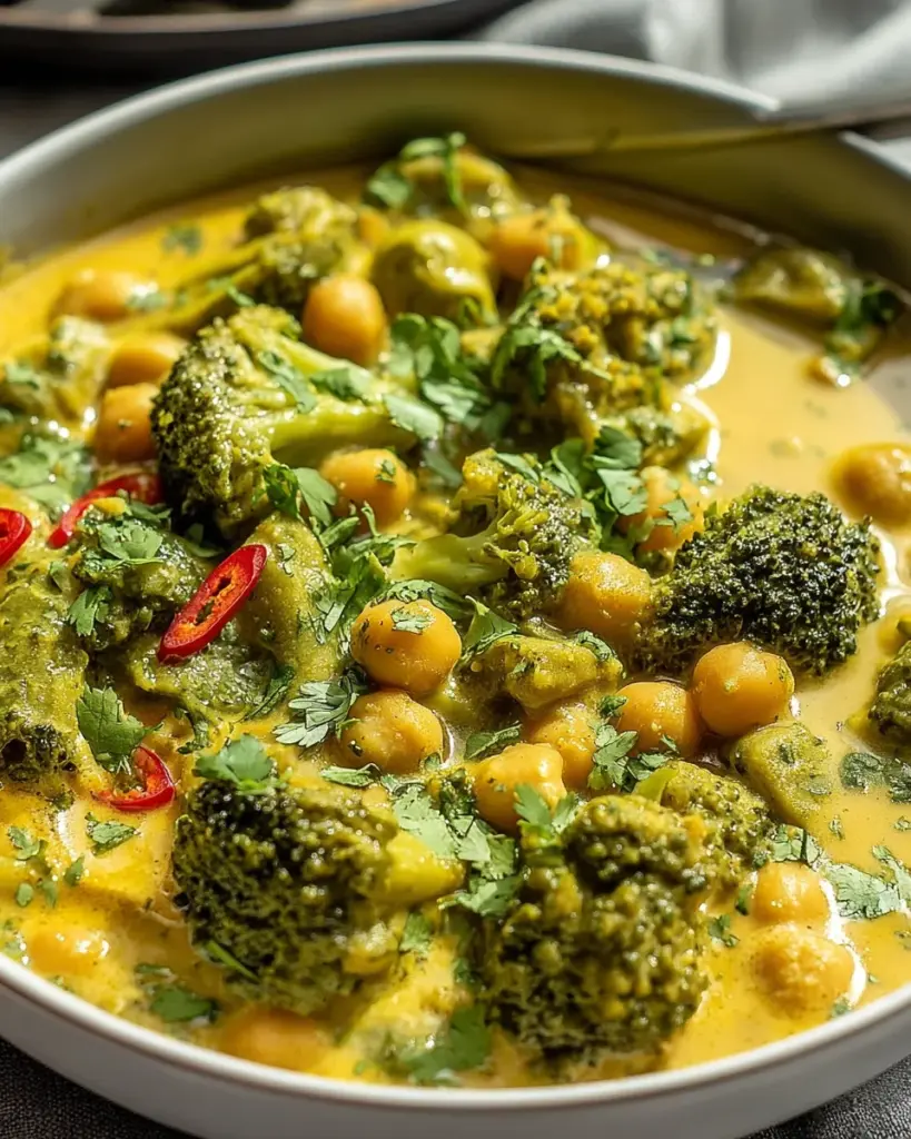 Brokkoli Kichererbsen Curry: Gesund, schnell und vegan