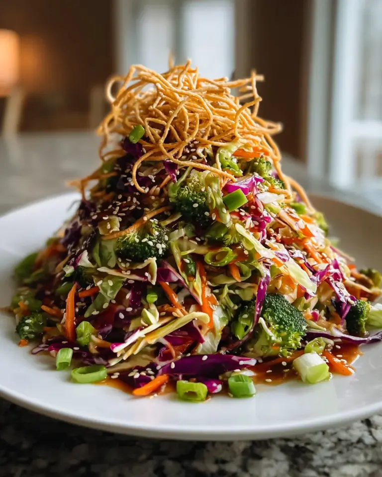 Knuspriger asiatischer Kohlsalat mit Sesam-Dressing – einfaches Rezept zum Verlieben