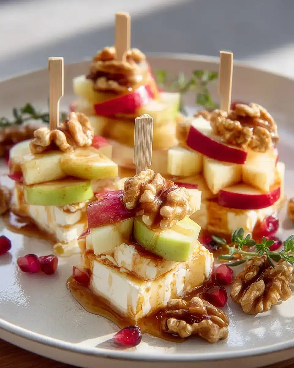 Apfel-Camembert-Spieße mit Walnüssen: Ein Leckerer Snack für Jede Gelegenheit! 4 Apfel-Camembert-Spieße mit Walnüssen: Ein Leckerer Snack für Jede Gelegenheit!