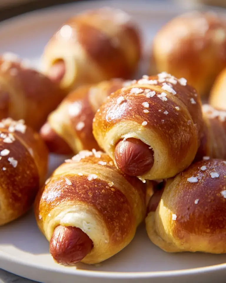 Unwiderstehliche Mini-Brezel-Hotdogs – Der perfekte Snack für zwischendurch!