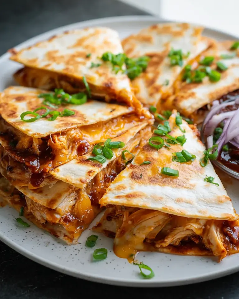 Leckere BBQ Chicken Quesadillas: Einfach und Schnell zubereiten!