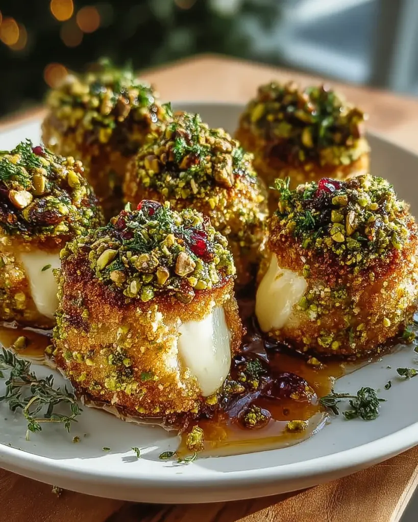 Herzhafte Pistazien-Crunch-Brie-Häppchen: Gourmet Genuss!