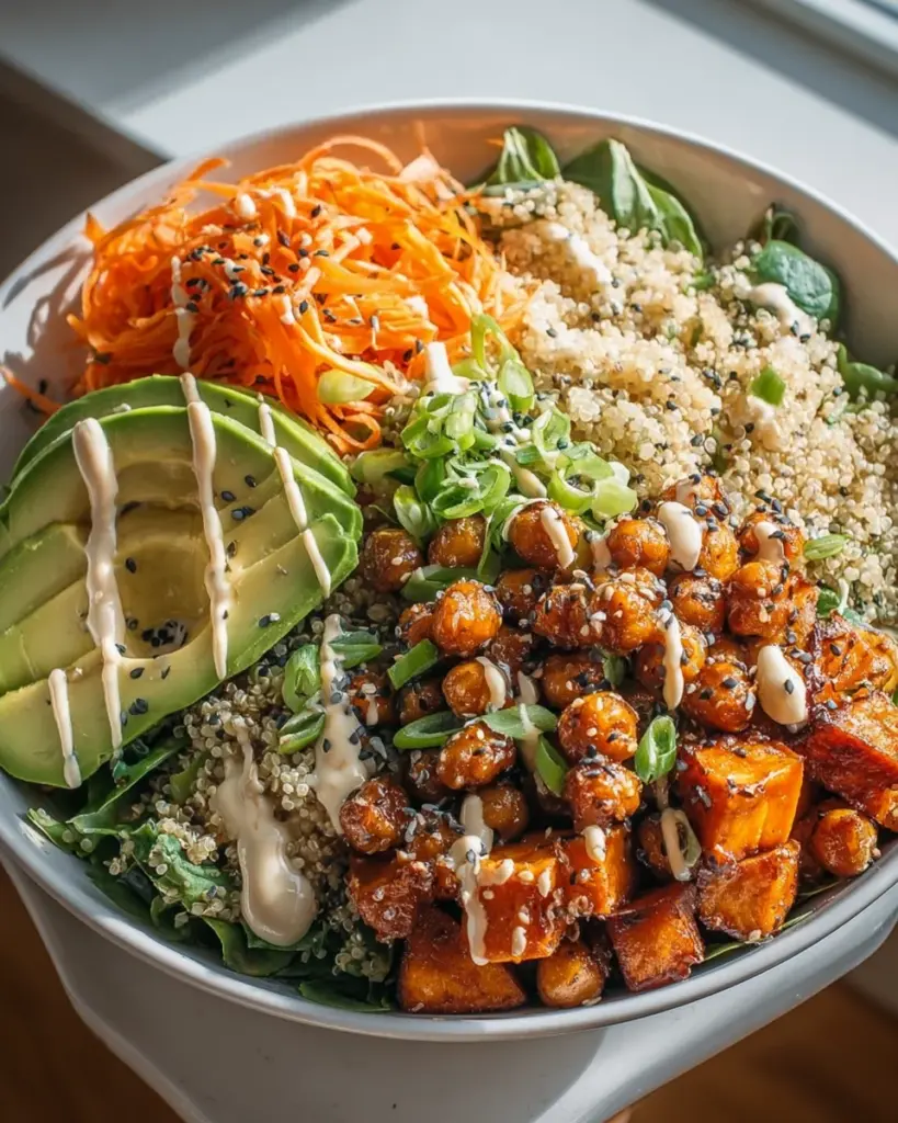 Miso Glazed Sweet Potato Bowl – Gesund und lecker genießen!