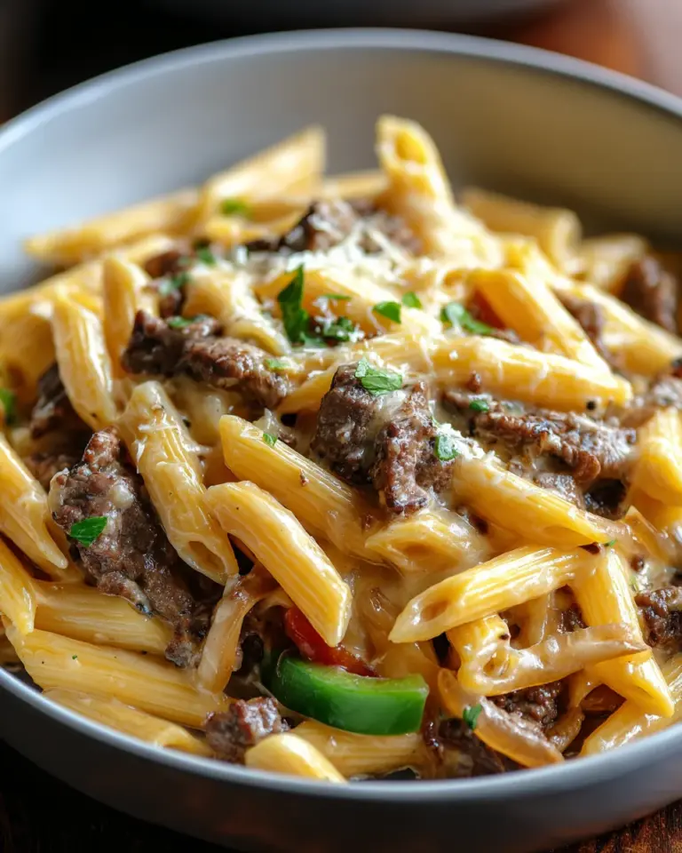 Philly Cheesesteak Pasta: Dein Cremiges, Herzhaftes Rezept