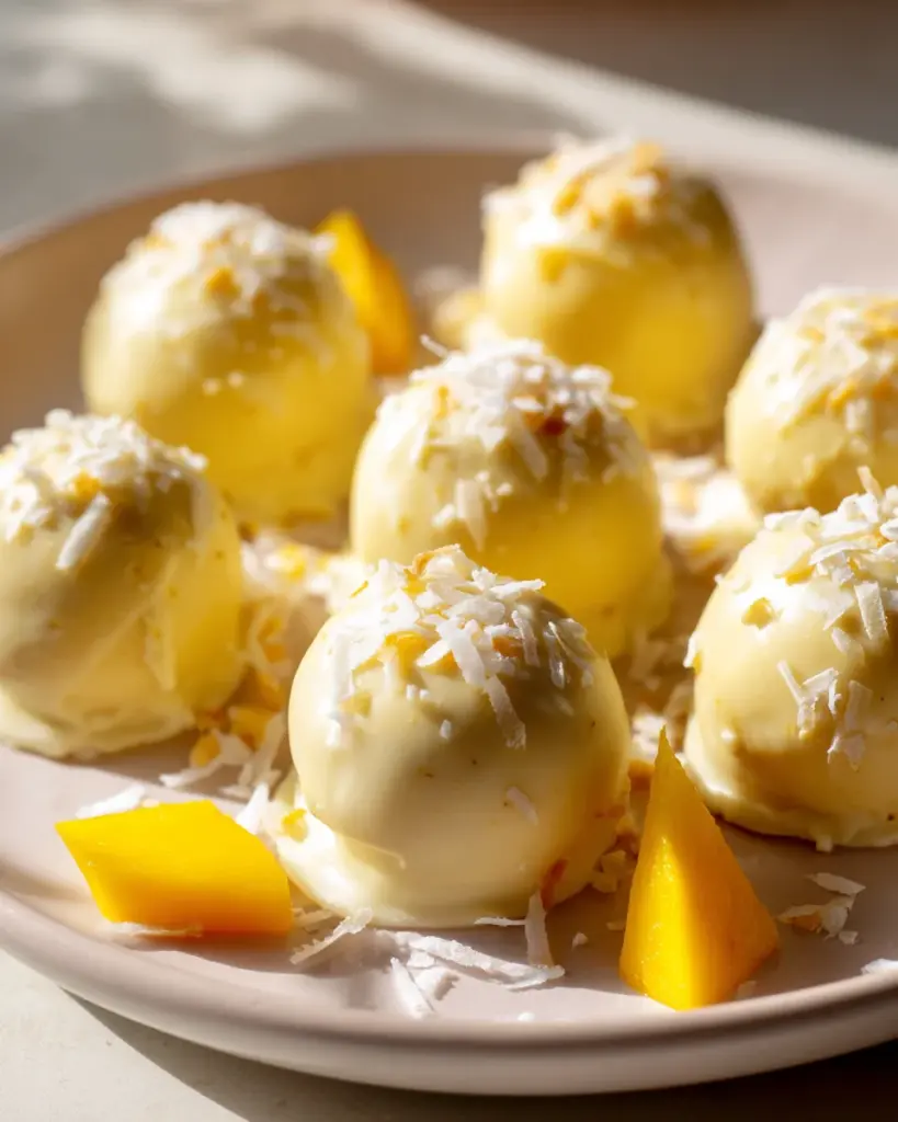 Cremige No-Bake Mango Trüffel: Einfaches Rezept für Sommertage