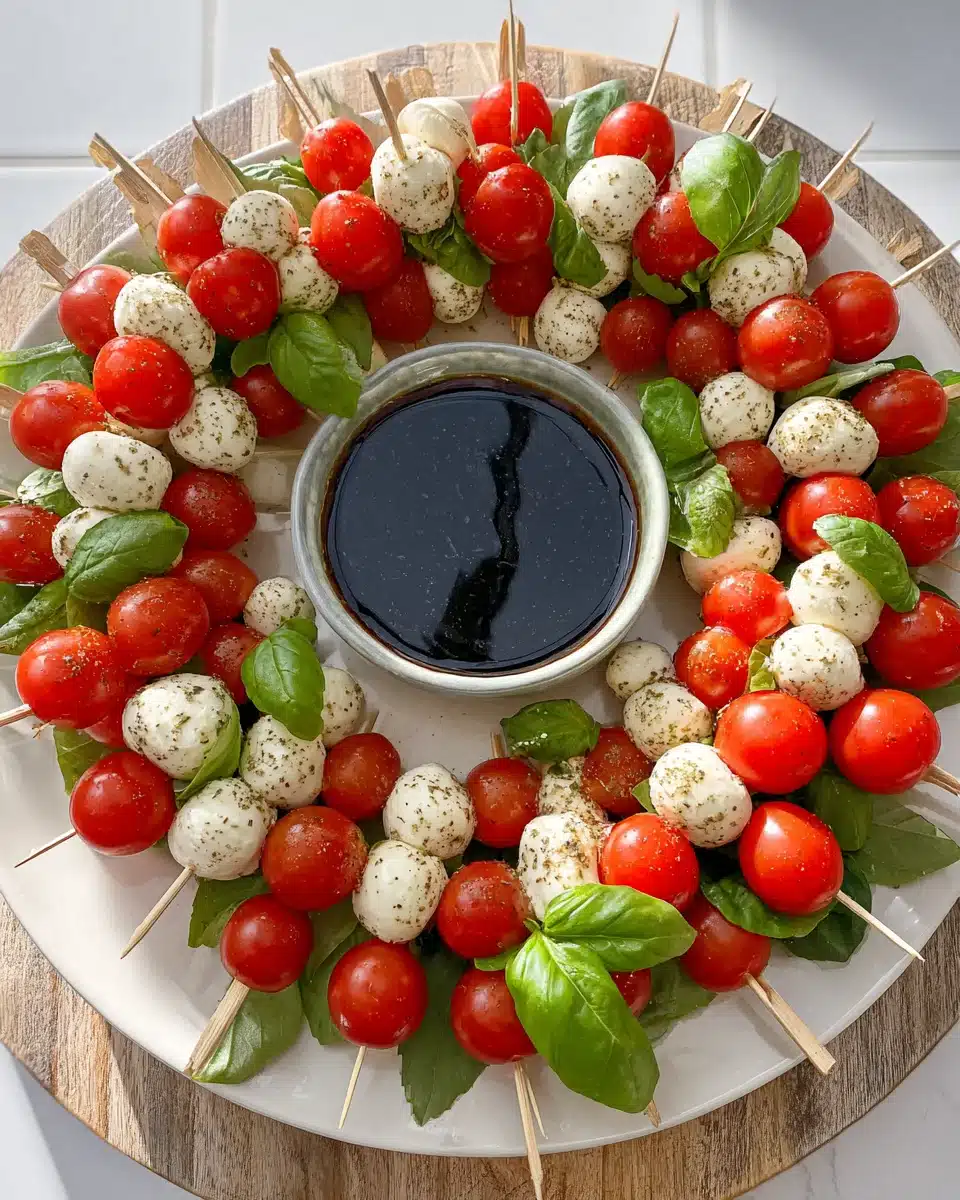 Weihnachts-Caprese-Kranz: Festliches Rezept für die Feiertage 4 Weihnachts-Caprese-Kranz: Festliches Rezept für die Feiertage
