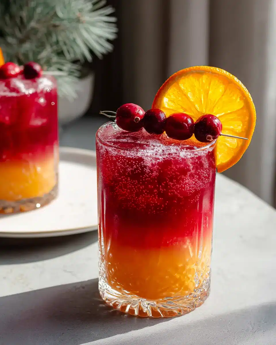 Erfrischender Cranberry Orange Mocktail für jeden Anlass! 4 Erfrischender Cranberry Orange Mocktail für jeden Anlass!