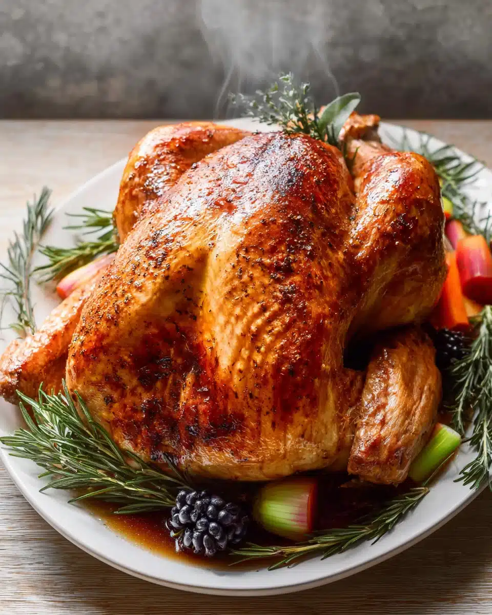 Saftiger gerösteter Truthahn mit köstlicher Sauce Rezept 4 Saftiger gerösteter Truthahn mit köstlicher Sauce Rezept