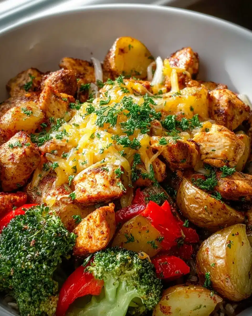 Crispy Potato And Chicken Bowl: Knusprig und lecker genießen! 4 Crispy Potato And Chicken Bowl: Knusprig und lecker genießen!