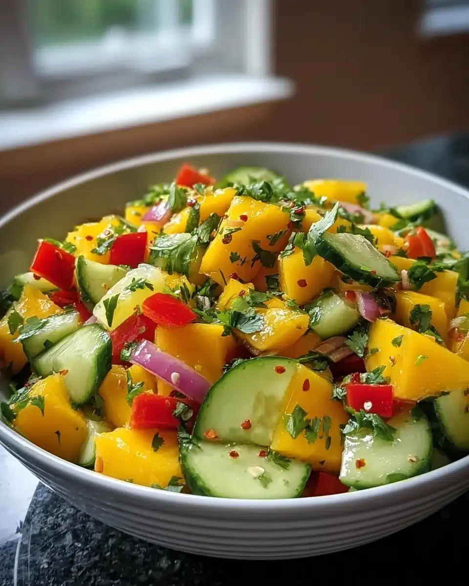 Erfrischender Thai Mango Gurkensalat – Ein Genuss für jeden Tag! 4 Erfrischender Thai Mango Gurkensalat – Ein Genuss für jeden Tag!