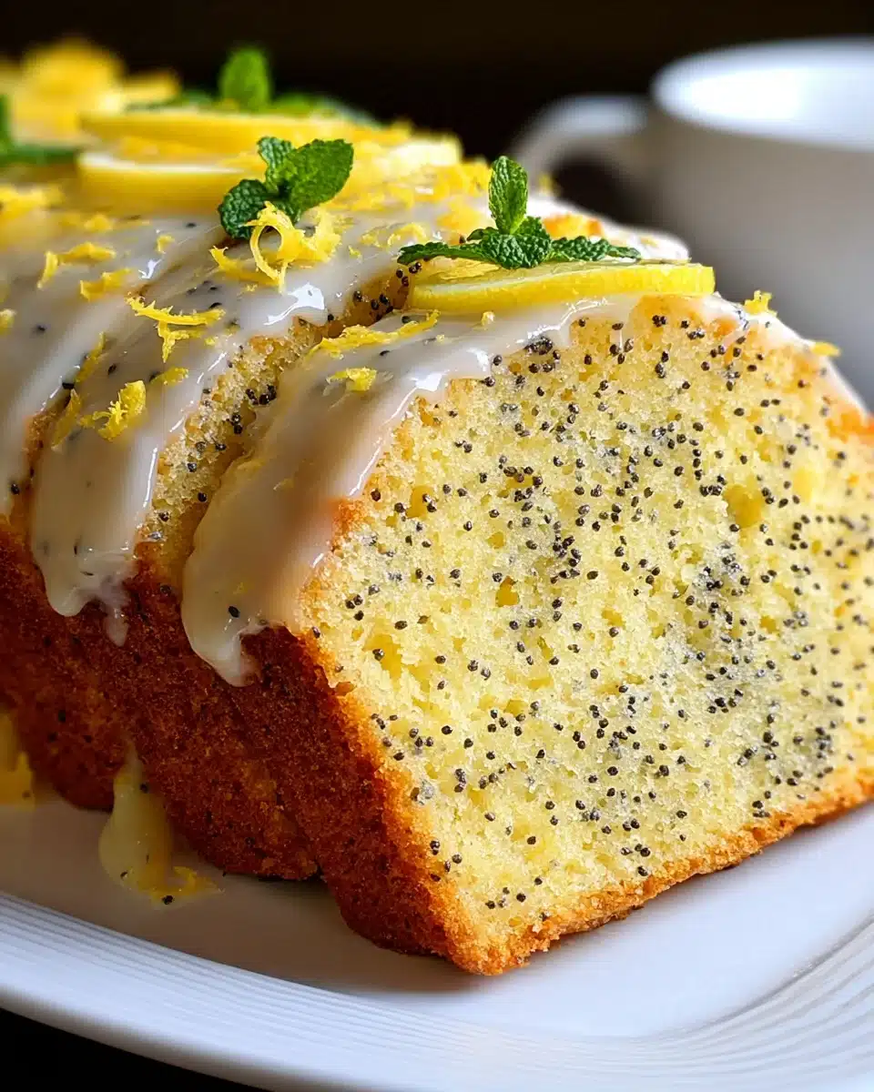 Unwiderstehliches Rezept für Zitronen-Mohnkuchen