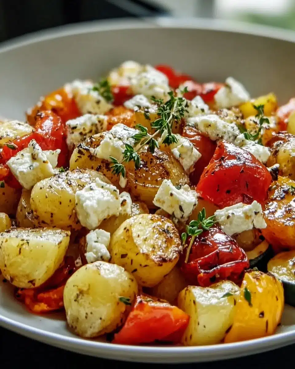 Unglaubliches Feta Kartoffeln Ofengemüse Rezept für Genießer
