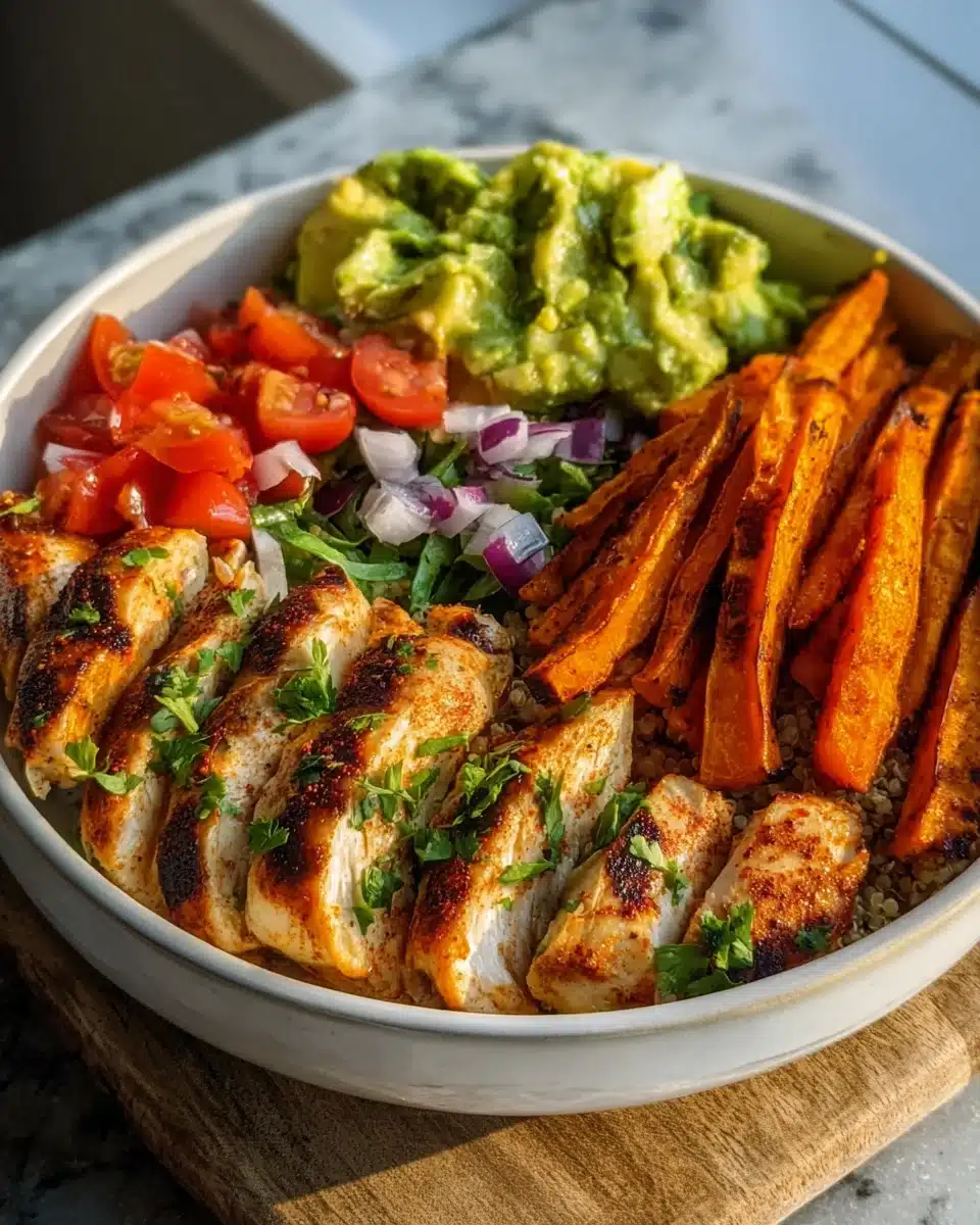 Leckere Grilled Herb Chicken Bowl – Gesund und einfach genießen! 4 Leckere Grilled Herb Chicken Bowl – Gesund und einfach genießen!