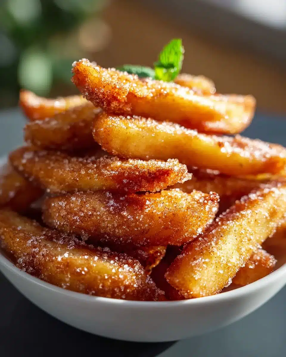 Knusprige Apfelsticks im Airfryer – Einfaches Rezept!