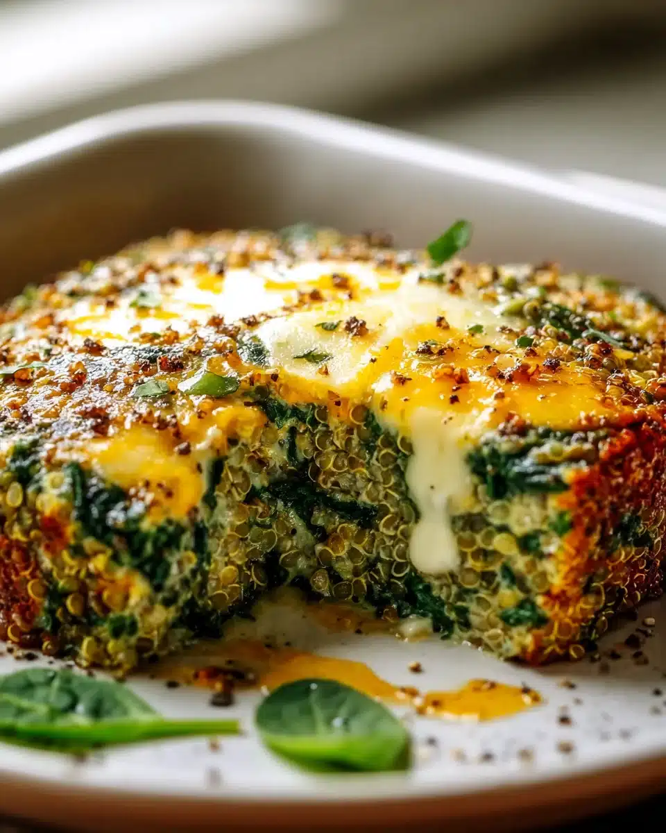 Gesunder Quinoa Linsen Spinat Auflauf – Nahrhaft & Herzhaft!