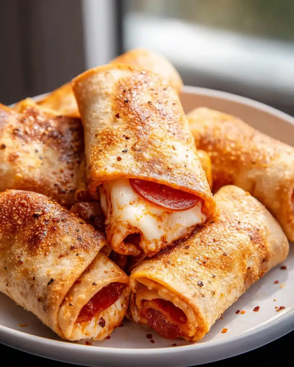 Knusprige Pizza Rolls aus dem Air Fryer: Schnell & Lecker! 4 Knusprige Pizza Rolls aus dem Air Fryer: Schnell & Lecker!