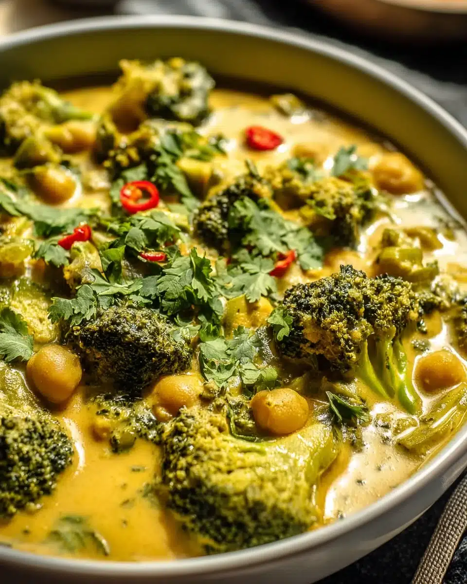 Brokkoli Kichererbsen Curry: Gesund, schnell & vegan genießen 4 Brokkoli Kichererbsen Curry: Gesund, schnell & vegan genießen