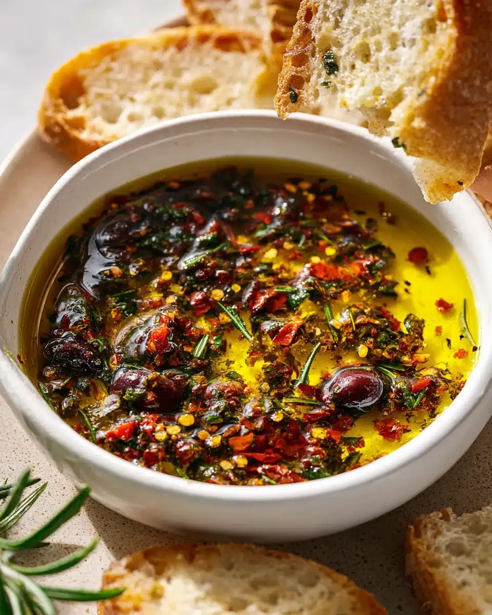 Leckeres Bread Dipping Oil Rezept für genussvolles Dippen