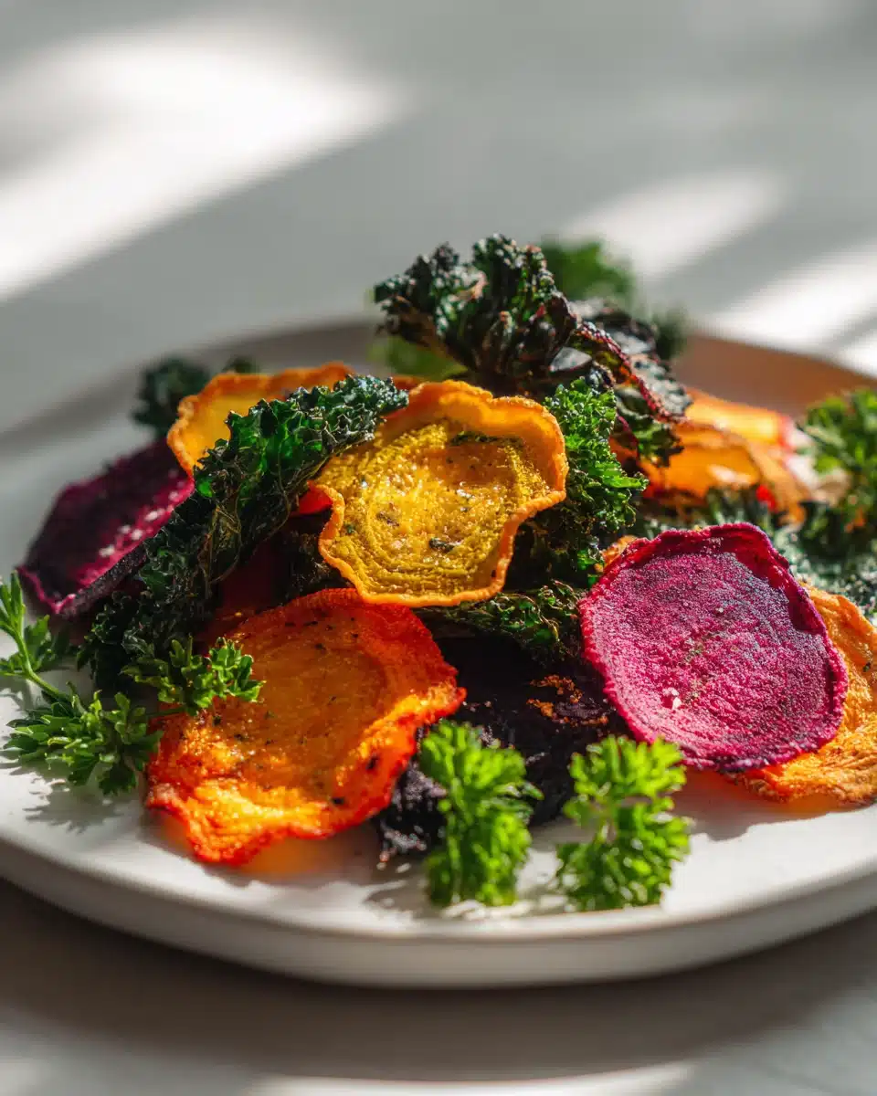 Knusprige Gemüsechips: Dein gesunder Snack aus dem Ofen! 4 Knusprige Gemüsechips: Dein gesunder Snack aus dem Ofen!